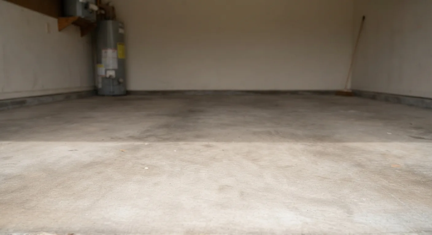 Empty garage after junk removal cleanout in Wesley Chapel